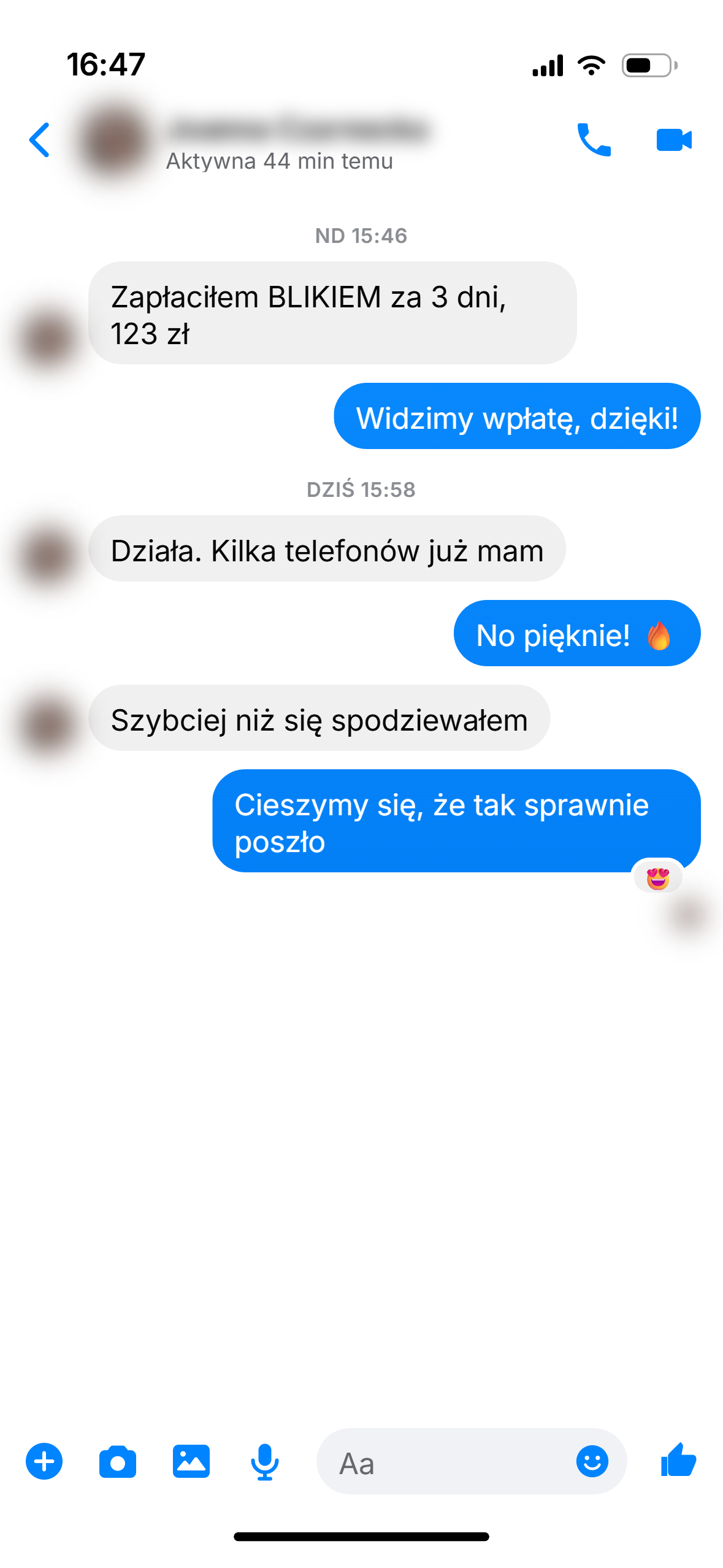 Rozmowa z klientem 37