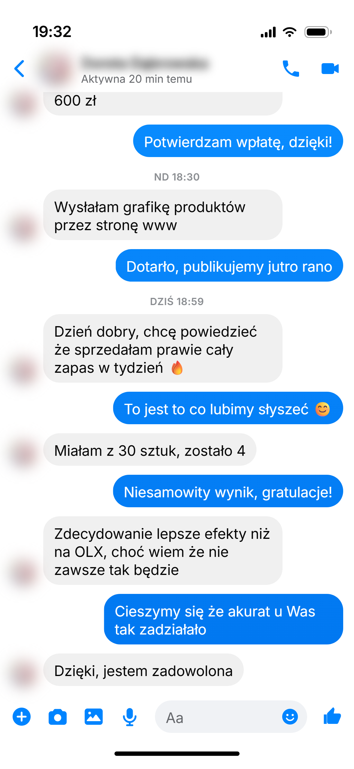 Rozmowa z klientem 38