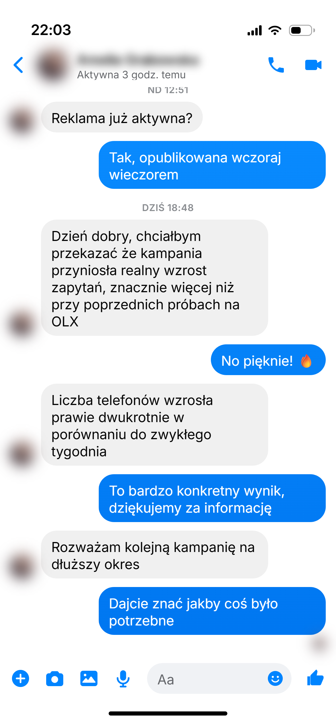 Rozmowa z klientem 41