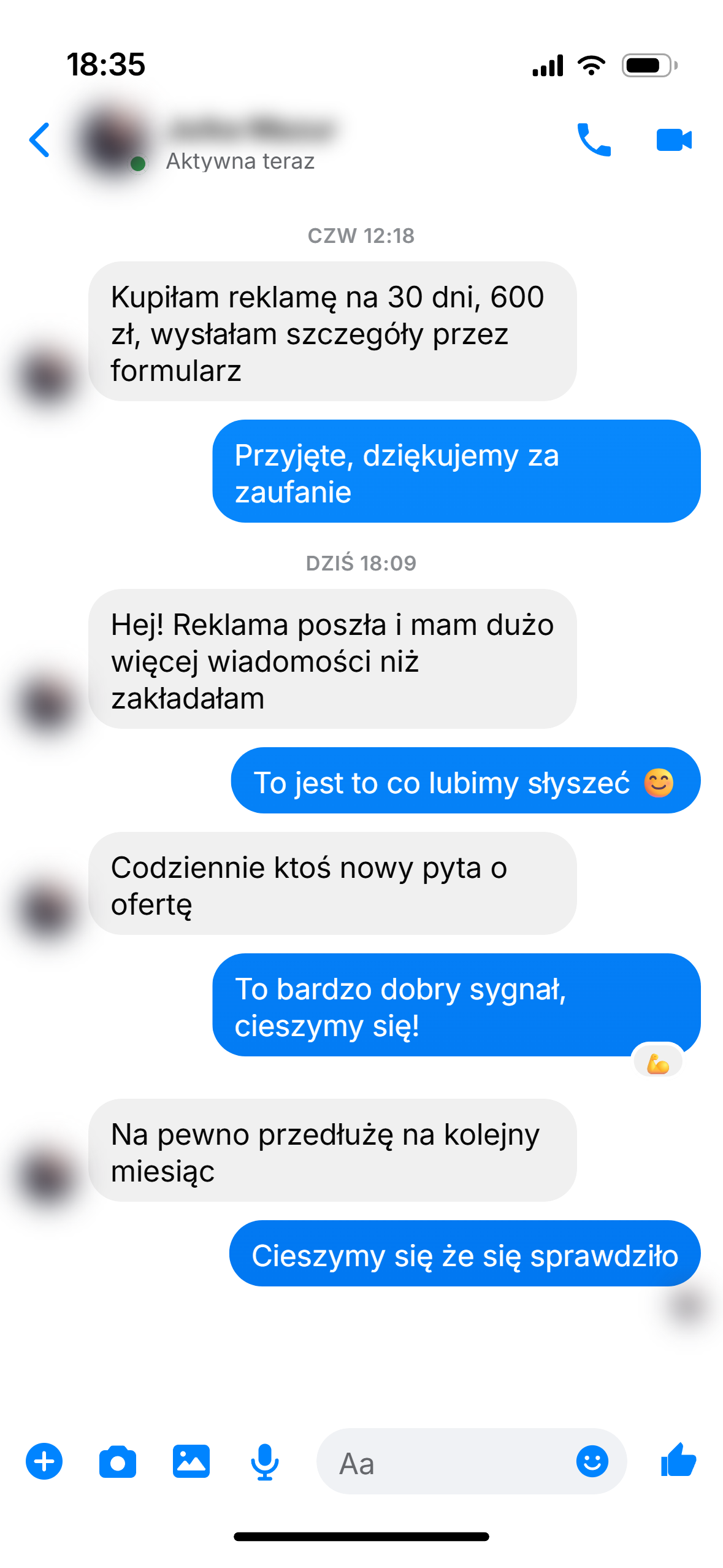 Rozmowa z klientem 43