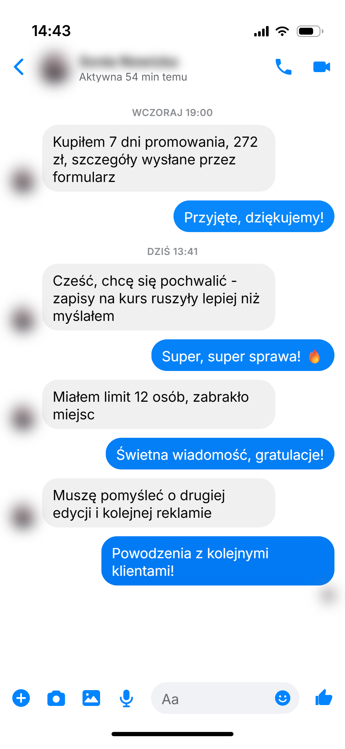 Rozmowa z klientem 44