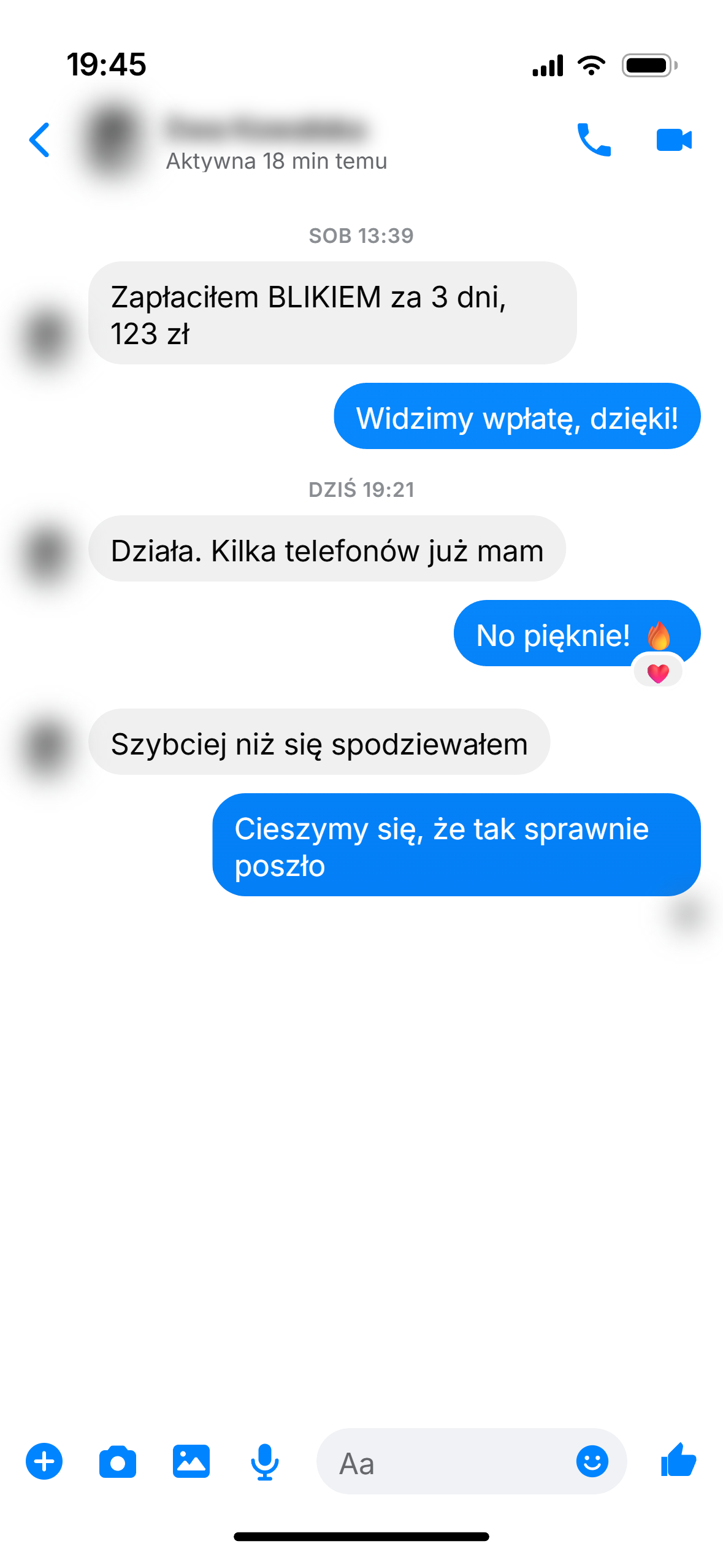 Rozmowa z klientem 45
