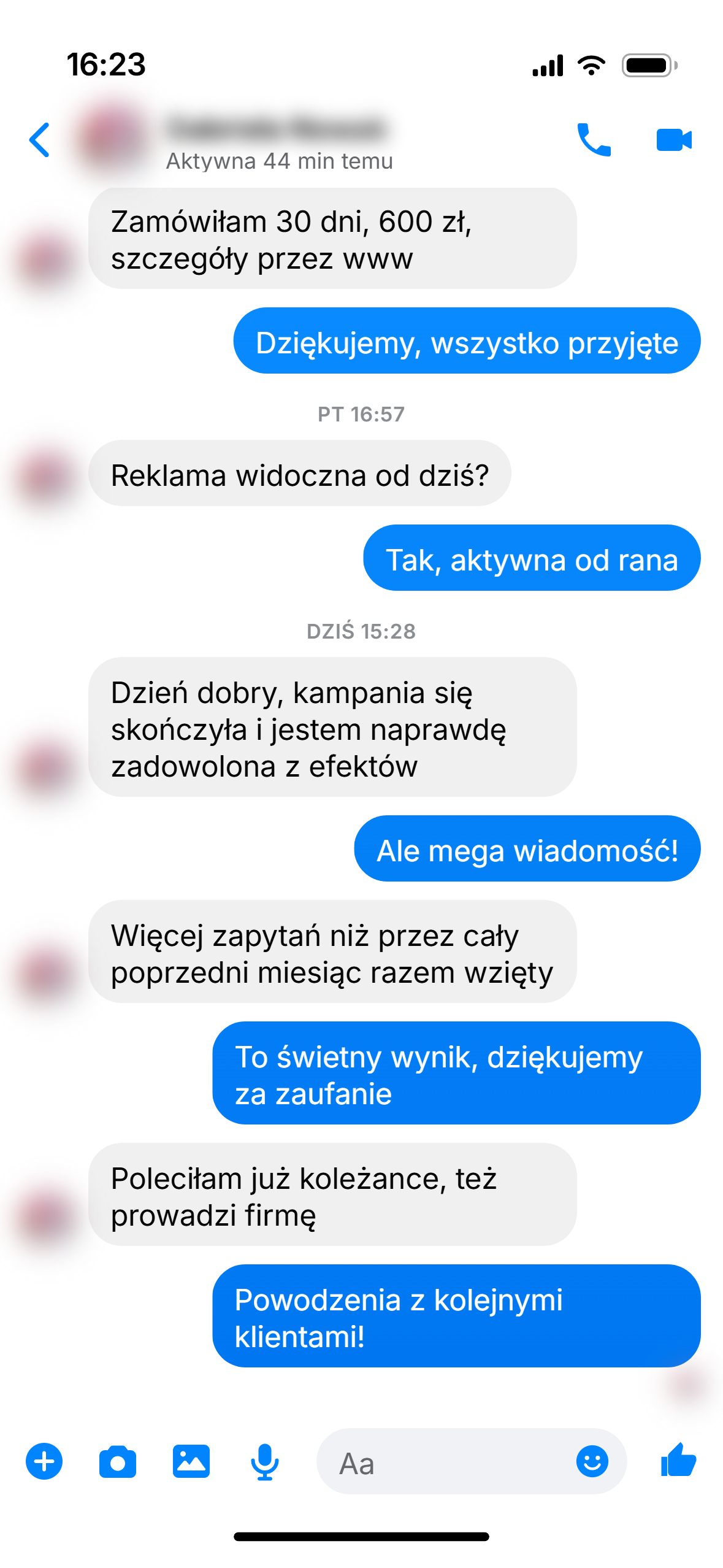 Rozmowa z klientem 47